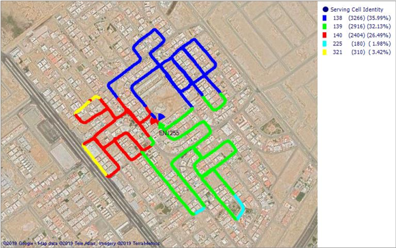 A map of a city Description automatically generated